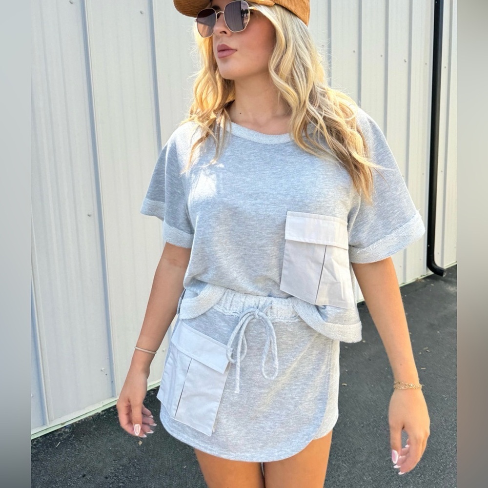 Illa Illa French Terry Front Pocket Skort